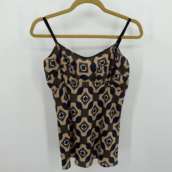 Marni Tops - Marni Made in Italy Geometric Print Top